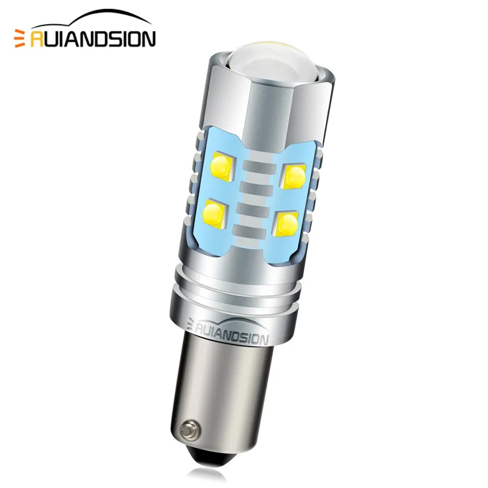 Ruiandsion BAX9S Cree led sidelight gauge bulb quotation 12V 24V White Yellow Red