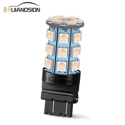Ruiandsion – ampoule de projecteur LED 3157, avec résistance intégrée, violet, 12V, vente en gros
